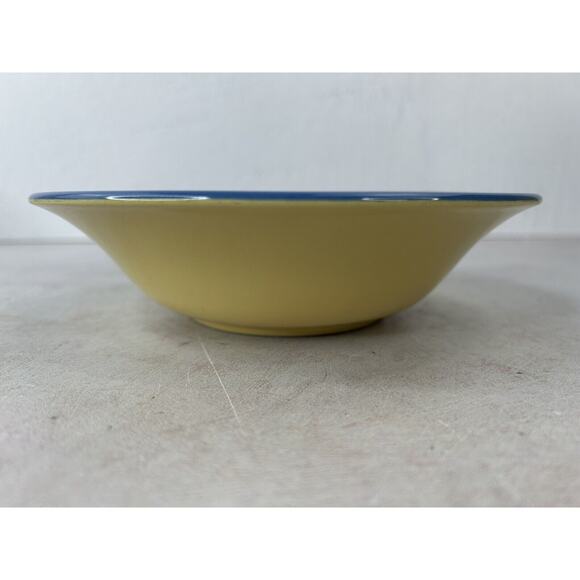 Vintage Yellow And Blue‎ Market square Color stones Japan Bowl - Picture 1 of 15